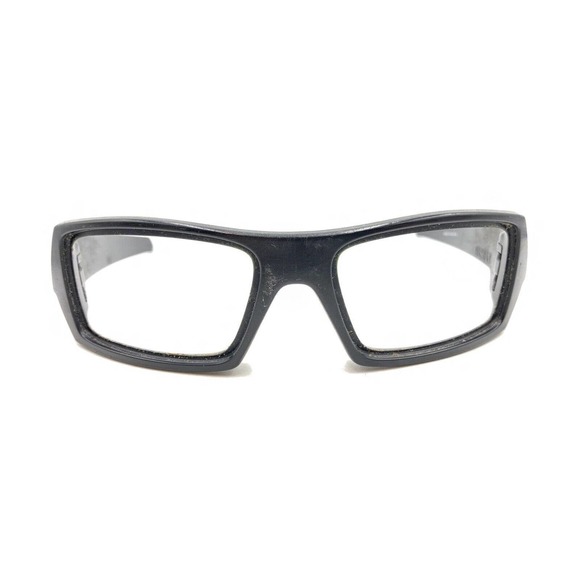 Oakley Gascan 12-856 Large Black Rectangle Wrap Sunglasses Frames 60-15 128 Men - Picture 6 of 12